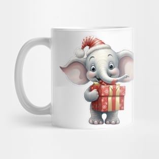 Baby Christmas Elephant With Gift Mug